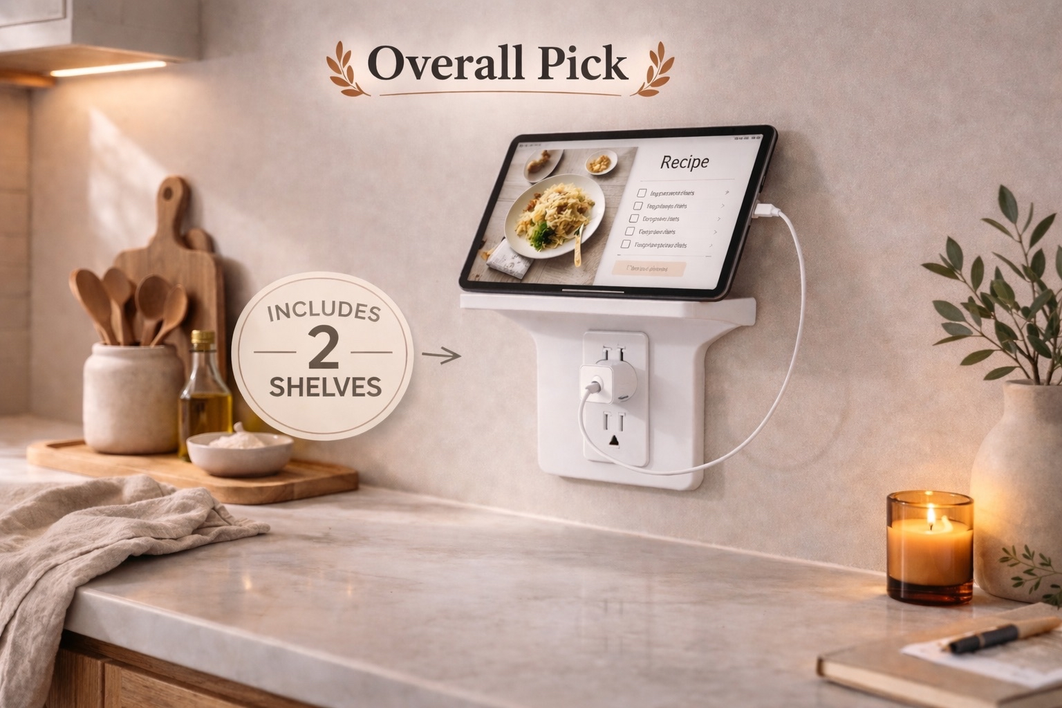 PlugNest™ Outlet Shelf Organizer (2-Pack)