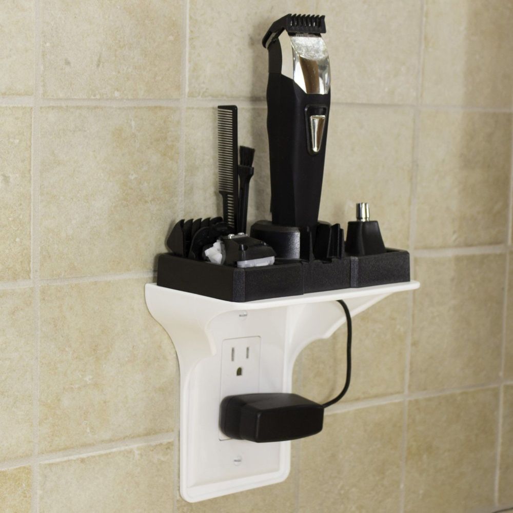 PlugNest™ Outlet Shelf Organizer (2-Pack)